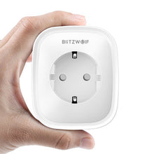 Load image into Gallery viewer, BlitzWolf® BW-SHP2 16A Smart WIFI Socket 220V EU Plug Work with Amazon Alexa Google Assistant Compatible with BlitzWolf Tuya APP