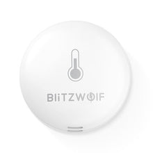 Load image into Gallery viewer, BlitzWolf® BW-IS8 Zigbee Temperature &amp; Humidity Sensor Real-time APP Remote Monitoring Thermometer Hygrometer Smart Environment Detector Works with BlitzWolf Tuya Smart Life APP
