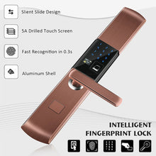 Load image into Gallery viewer, Security Electronic Smart Door Lock APP Touch Password Keypad Card Fingerprint
