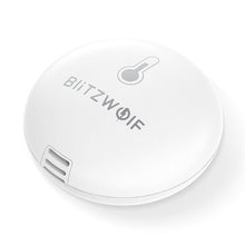 Load image into Gallery viewer, BlitzWolf® BW-IS8 Zigbee Temperature &amp; Humidity Sensor Real-time APP Remote Monitoring Thermometer Hygrometer Smart Environment Detector Works with BlitzWolf Tuya Smart Life APP
