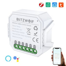 Load image into Gallery viewer, [2 kosa] BlitzWolf® BW-SS7 Zig-Bee3.0 2300W Modul pametnega stikala za luči - Wireless App Remote Control, Voice Control, časovni razpored, deluje z Amazon Alexa in Google Assistant
