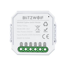 Load image into Gallery viewer, [2 kosa] BlitzWolf® BW-SS7 Zig-Bee3.0 2300W Modul pametnega stikala za luči - Wireless App Remote Control, Voice Control, časovni razpored, deluje z Amazon Alexa in Google Assistant
